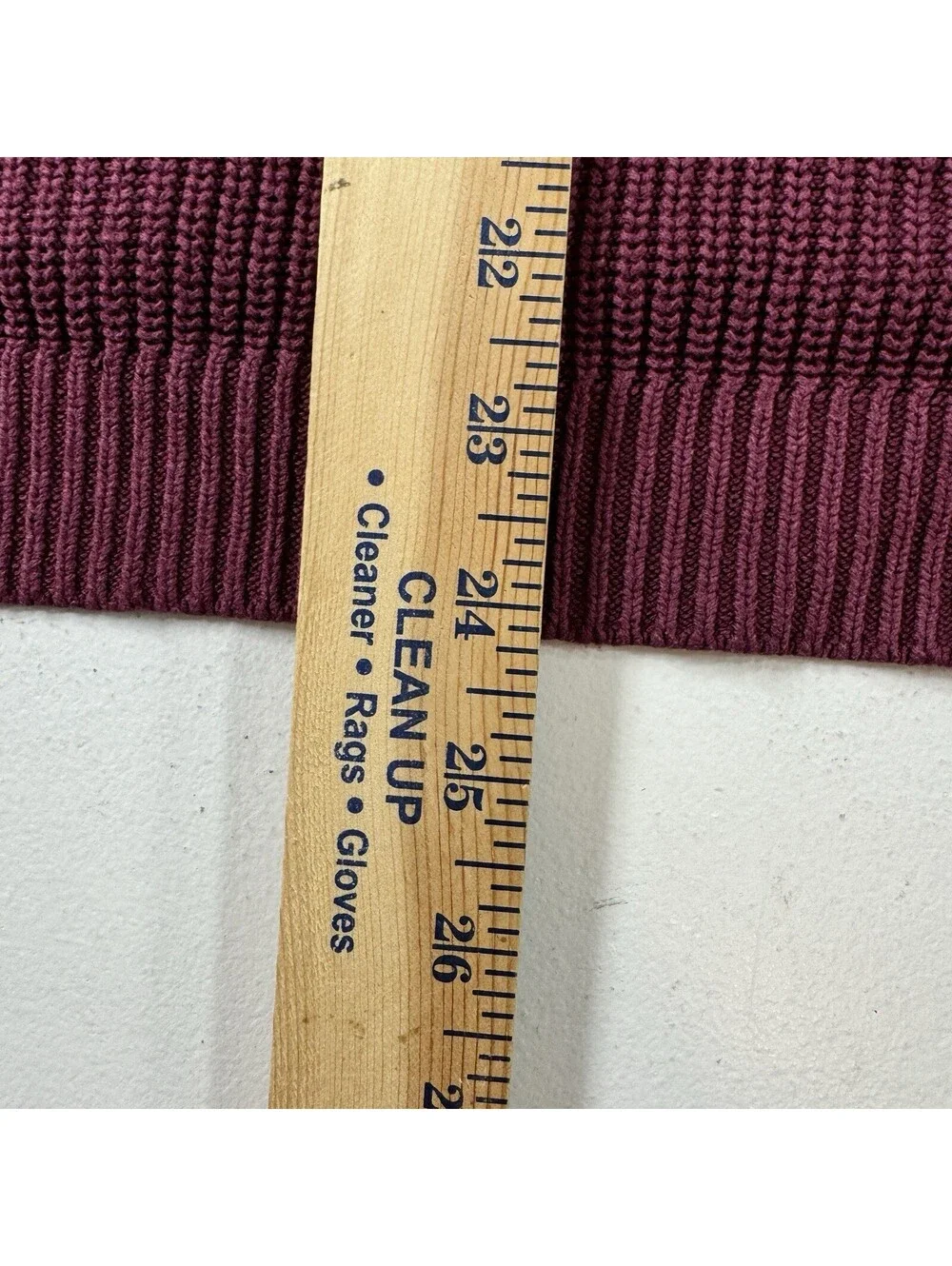 Banana Republic Crewneck Sweater Knit Maroon Red Men’s Size XL